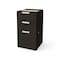 Bestar Pro-Concept Plus 16W Add-On Pedestal with 3 Drawers, Deep Grey & Black 110620-1132 - alternate 1
